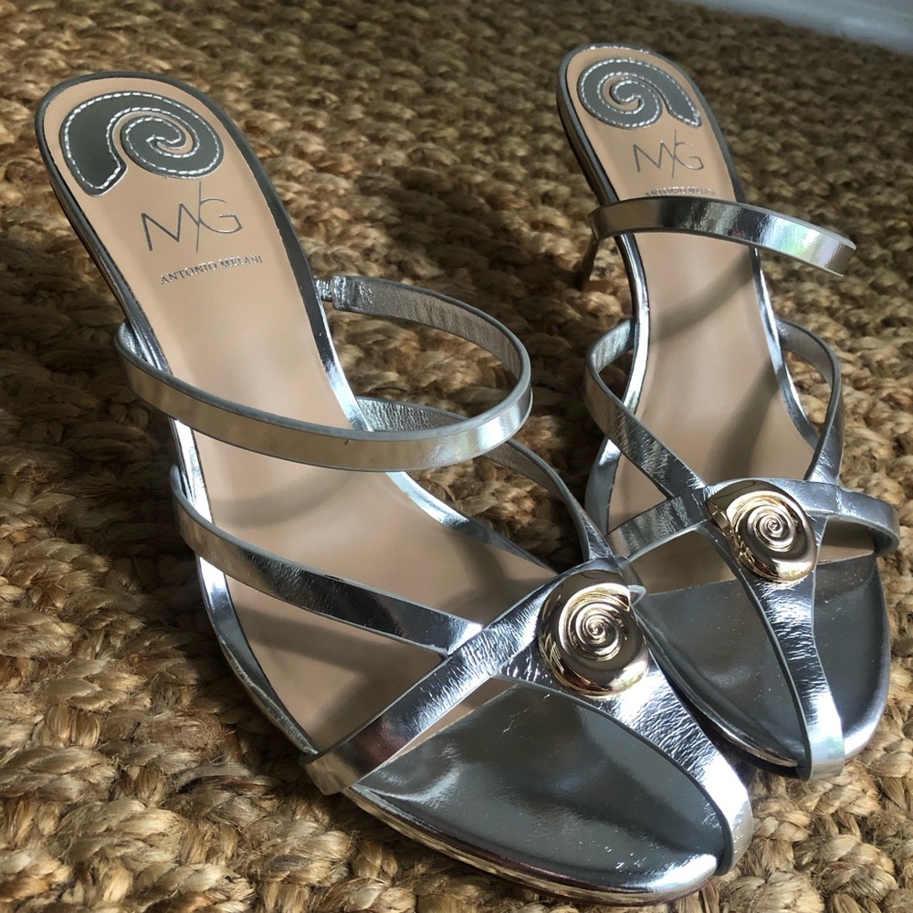 Antonio Melani x M.G. Style Leo Leather Dress Sandal. Size 7.5 - Picture 7 of 14